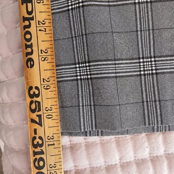 EUC TIME & TRU PLAID GREY BLACK PULL ON PANTS SIZE LARGE /12-14 WOMENS - Picture 12 of 14